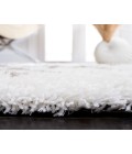 Safavieh Barcelona Shag BSG319 Ivory / Silver 2'-3" X 7' Runner Area Rug