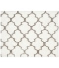 Safavieh Barcelona Shag BSG319 Ivory / Silver 5' X 5' Square Area Rug