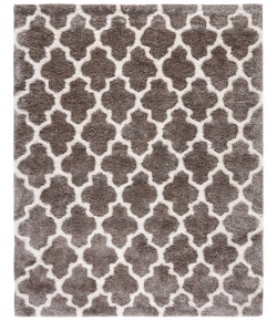 Safavieh Barcelona Shag BSG319 Ivory / Silver 8' X 10' Rectangle Area Rug