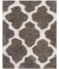 Safavieh Barcelona Shag BSG319 Silver / Ivory 3' X 5' Rectangle Area Rug