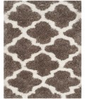 Safavieh Barcelona Shag BSG319 Silver / Ivory 2'-3" X 8' Runner Area Rug