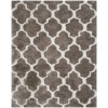 Safavieh Barcelona Shag BSG319 Silver / Ivory 5' X 8' Rectangle Area Rug