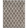 Safavieh Barcelona Shag BSG319 Silver / Ivory 8' X 10' Rectangle Area Rug