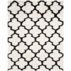 Safavieh Barcelona Shag BSG319 Ivory / Black 5' X 8' Rectangle Area Rug