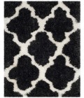 Safavieh Barcelona Shag BSG319 Graphite / Ivory 3' X 5' Rectangle Area Rug