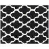 Safavieh Barcelona Shag BSG319 Graphite / Ivory 5' X 5' Square Area Rug