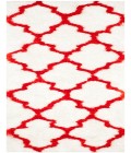 Safavieh Barcelona Shag BSG319 Ivory / Rust 2'-3" X 7' Runner Area Rug