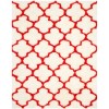 Safavieh Barcelona Shag BSG319 Ivory / Rust 5' X 8' Rectangle Area Rug