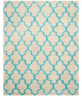 Safavieh Barcelona Shag BSG319 Cream / Blue 8' X 10' Rectangle Area Rug
