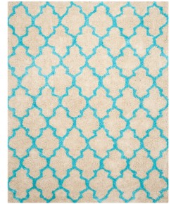 Safavieh Barcelona Shag BSG319 Cream / Blue 8' X 10' Rectangle Area Rug