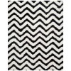 Safavieh Barcelona Shag BSG320 Ivory / Black 5' X 8' Rectangle Area Rug