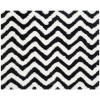 Safavieh Barcelona Shag BSG320 Ivory / Black 5' X 5' Square Area Rug