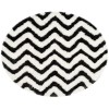 Safavieh Barcelona Shag BSG320 Graphite / Ivory 5' X 5' Round Area Rug