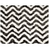 Safavieh Barcelona Shag BSG320 Graphite / Ivory 5' X 5' Square Area Rug