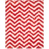 Safavieh Barcelona Shag BSG320 Ivory / Rust 5' X 8' Rectangle Area Rug