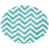 Safavieh Barcelona Shag BSG320 Ivory / Blue 5' X 5' Round Area Rug