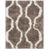 Safavieh Barcelona Shag BSG322 Silver / Ivory 2' X 3' Accent Area Rug