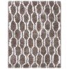Safavieh Barcelona Shag BSG322 Silver / Ivory 8' X 10' Rectangle Area Rug