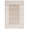 Safavieh Border & Stripe Shag BSP251 Beige / Ivory 5'-3" X 7'-6" Rectangle Area Rug