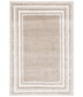 Safavieh Border & Stripe Shag BSP251 Beige / Ivory 5'-3" X 7'-6" Rectangle Area Rug