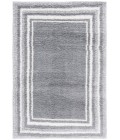 Safavieh Border & Stripe Shag BSP251 Grey / Ivory 9' X 12' Rectangle Area Rug