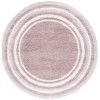 Safavieh Border & Stripe Shag BSP251 Pink / Ivory 6'-7" X 6'-7" Round Area Rug