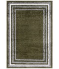 Safavieh Border & Stripe Shag BSP251 Green 9' X 12' Rectangle Area Rug