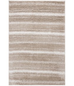 Safavieh Border & Stripe Shag BSP252 Beige / Ivory 5'-3" X 7'-6" Rectangle Area Rug