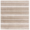 Safavieh Border & Stripe Shag BSP252 Beige / Ivory 6'-7" X 6'-7" Square Area Rug