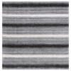Safavieh Border & Stripe Shag BSP252 Grey / Black 6'-7" X 6'-7" Square Area Rug
