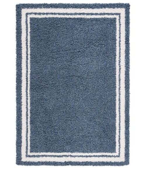 Safavieh Calico Shag Blue / Ivory CLC100 8 ft. X 10 ft. Rectangle Rug