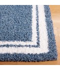 Safavieh Calico Shag Blue / Ivory CLC100 8 ft. X 10 ft. Rectangle Rug
