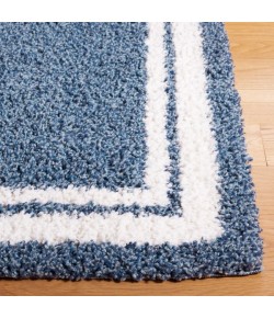 Safavieh Calico Shag Blue / Ivory CLC100 8 ft. X 10 ft. Rectangle Rug