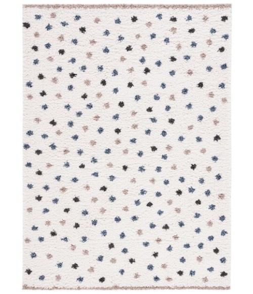 Safavieh Calico Shag Ivory / Taupe CLC102 4 ft. X 6 ft. Rectangle Rug