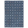 Safavieh Calico Shag Blue / Ivory CLC102 4 ft. X 6 ft. Rectangle Rug