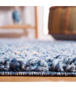 Safavieh Calico Shag Blue / Ivory CLC102 8 ft. X 10 ft. Rectangle Rug