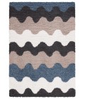 Safavieh Calico Shag Black / Taupe CLC116 8 ft. X 10 ft. Rectangle Rug