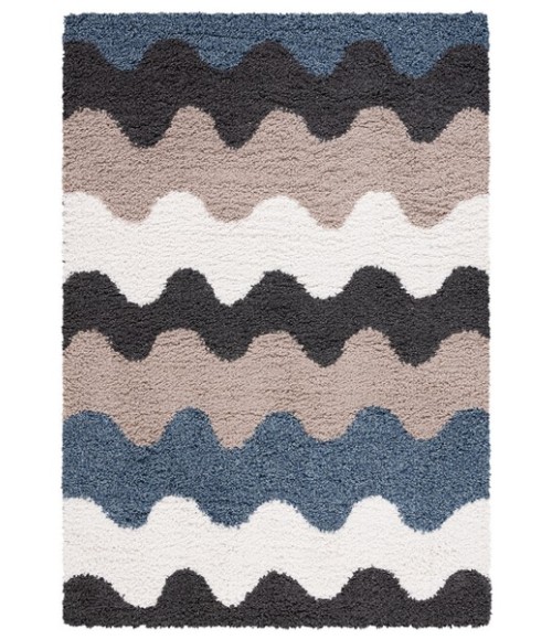 Safavieh Calico Shag Black / Taupe CLC116 8 ft. X 10 ft. Rectangle Rug