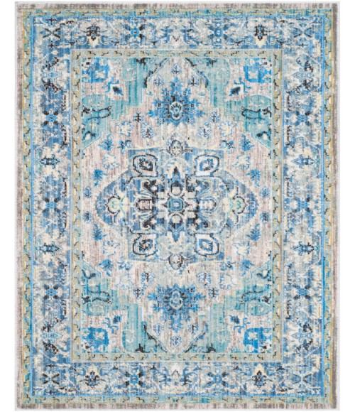 Safavieh Claremont Blue / Light Grey CLR664 3 ft. 3 in. X 5 ft. 3 in. Rectangle Rug