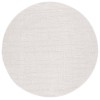Safavieh Continental Ivory / Grey CON110 6 ft. 7 in. X 6 ft. 7 in. Round Rug