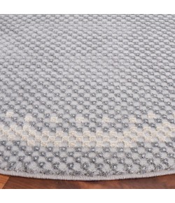 Safavieh Continental Grey / Beige CON118 6 ft. 7 in. X 6 ft. 7 in. Round Rug