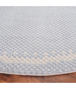 Safavieh Continental Blue / Beige CON118 6 ft. 7 in. X 6 ft. 7 in. Round Rug