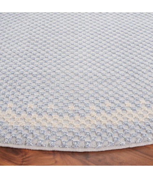 Safavieh Continental Blue / Beige CON118 5 ft. 3 in. X 7 ft. 6 in. Rectangle Rug