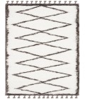 Safavieh Carmella Shag  Cream / Grey CRM222 2 ft. 2 in. X 8 ft. Runner Rug