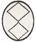 Safavieh Carmella Shag Cream / Grey Rug CRM222 6 ft. 7 in. X 6 ft. 7 in. Round - Rugs Town Safavieh Carmella Shag Cream / Grey CRM222 6 ft. 7 in. X 6 ft. 7 in. Round Rug