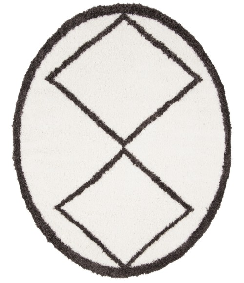 Safavieh Carmella Shag Cream / Grey Rug CRM222 6 ft. 7 in. X 6 ft. 7 in. Round - Rugs Town Safavieh Carmella Shag Cream / Grey CRM222 6 ft. 7 in. X 6 ft. 7 in. Round Rug