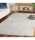 Safavieh Ebony Grey / Ivory EBN101 4 ft. X 6 ft. Rectangle Rug