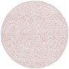 Safavieh Ebony Pink / Ivory EBN101 6 ft. X 6 ft. Round Rug