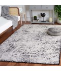 Safavieh Ebony Black / Ivory EBN101 5 ft. X 8 ft. Rectangle Rug