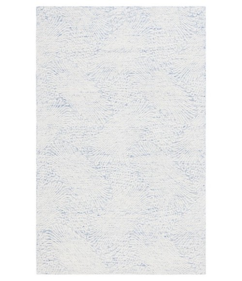 Safavieh Ebony Blue / Ivory EBN105 6 ft. X 9 ft. Rectangle Rug